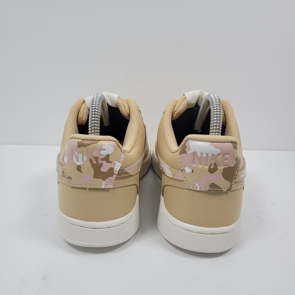 Nike Court Vision Low Women's Sesame Camo Tan Sneakers DX3734-200 US Size 10 - Picture 4 of 8